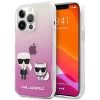 Чехол Karl Lagerfeld Karl and Choupette для iPhone 13 Pro Max Pink (KLHCP13XCKTRP)