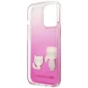 Чохол Karl Lagerfeld Karl and Choupette для iPhone 13 Pro Max Pink (KLHCP13XCKTRP)