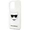 Чехол Karl Lagerfeld Saffiano Choupette Head для iPhone 13 Pro Max Transparent (KLHCP13XCTR)