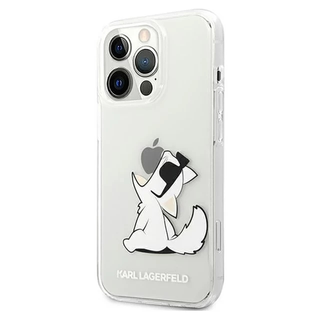 Чохол Karl Lagerfeld Choupette Fun для iPhone 13 Pro Transparent (KLHCP13LCFNRC)