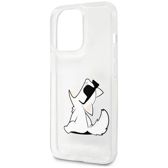 Чехол Karl Lagerfeld Choupette Fun для iPhone 13 Pro Transparent (KLHCP13LCFNRC)