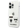 Чохол Karl Lagerfeld Karl and Choupette для iPhone 13 Pro Transparent (KLHCP13LCKTR)