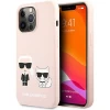 Чохол Karl Lagerfeld Karl and Choupette для iPhone 13 Pro Pink (KLHCP13LSSKCI)