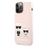 Чехол Karl Lagerfeld Karl and Choupette для iPhone 13 Pro Pink (KLHCP13LSSKCI)