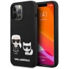 Чохол Karl Lagerfeld Karl and Choupette для iPhone 13 Pro Black (KLHCP13LSSKCK)