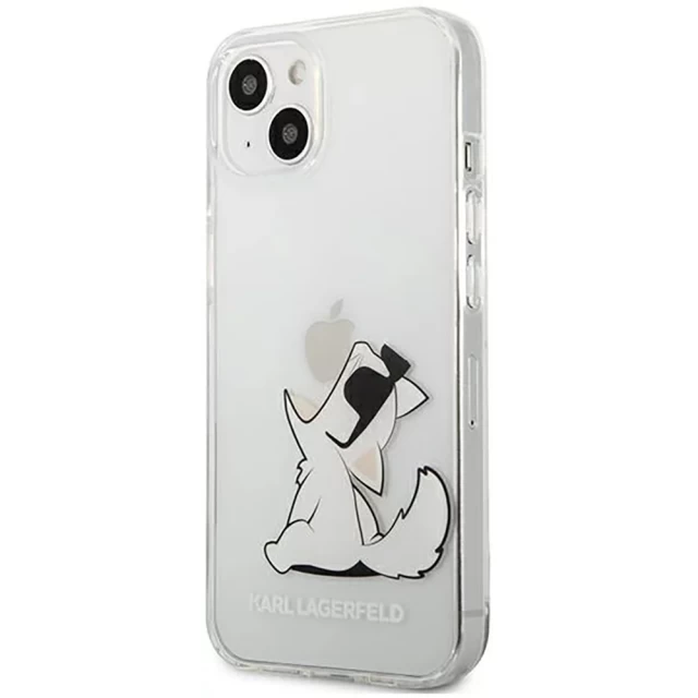 Чехол Karl Lagerfeld Choupette Fun для iPhone 13 Transparent (KLHCP13MCFNRC)