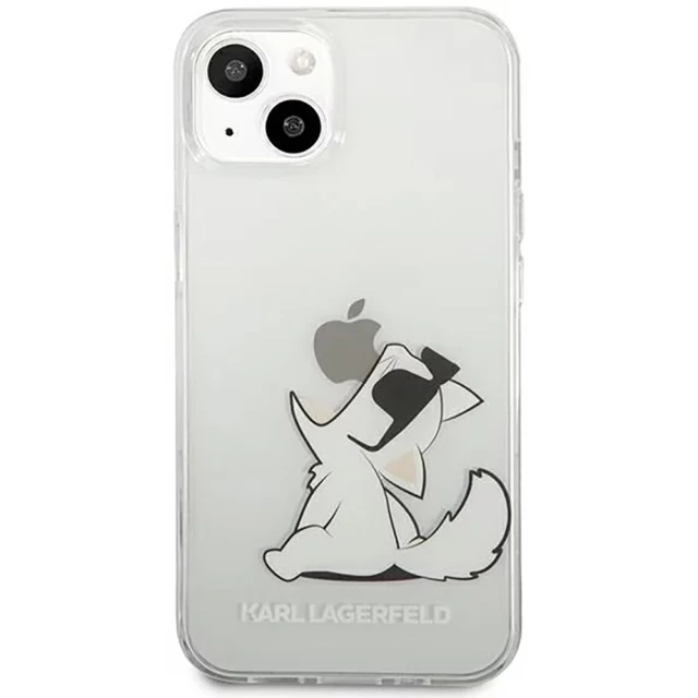 Чохол Karl Lagerfeld Choupette Fun для iPhone 13 Transparent (KLHCP13MCFNRC)