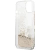 Чохол Karl Lagerfeld Liquid Glitter Karl and Choupette для iPhone 13 Gold (KLHCP13MGKCD)