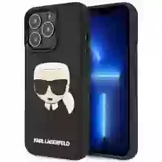 Чохол Karl Lagerfeld Karl's Head для iPhone 13 Pro Black (KLHCP13LKH3DBK)