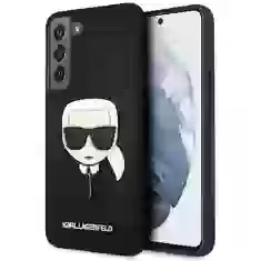 Чехол Karl Lagerfeld Saffiano Iconic Karl's Head для Samsung Galaxy S22 Plus Black (KLHCS22MSAKHBK)