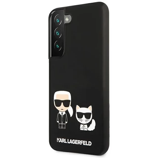 Чехол Karl Lagerfeld Karl and Choupette для Samsung Galaxy S22 Black (KLHCS22SSSKCK)