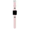 Ремінець Karl Lagerfeld Silicone Iconic Karl and Choupette Head для Apple Watch 41 | 40 | 38 mm Pink (KLAWMSLCKP)