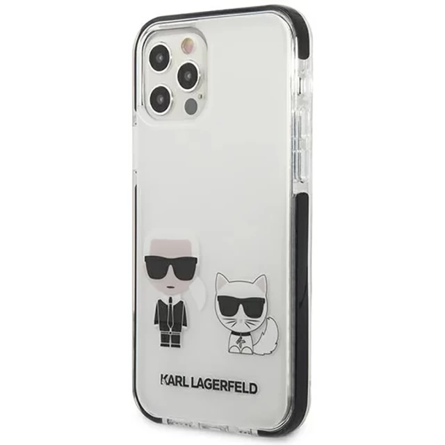 Чехол Karl Lagerfeld Karl and Choupette для iPhone 12 | 12 Pro White (KLHCP12MTPEKCW)