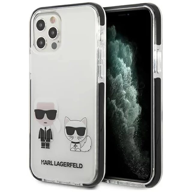 Чохол Karl Lagerfeld Karl and Choupette для iPhone 12 | 12 Pro White (KLHCP12MTPEKCW)