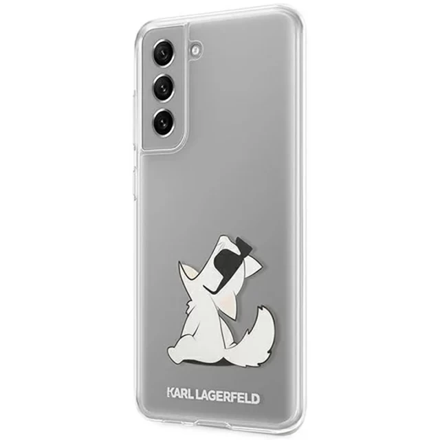 Чохол Karl Lagerfeld Choupette Eat для Samsung Galaxy S21 FE Transparent (KLHCS21FCFNRC)