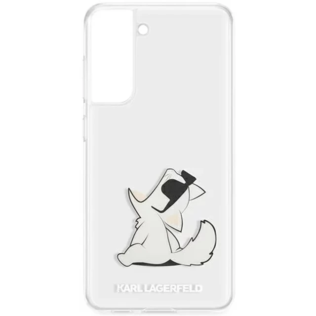 Чехол Karl Lagerfeld Choupette Eat для Samsung Galaxy S21 FE Transparent (KLHCS21FCFNRC)