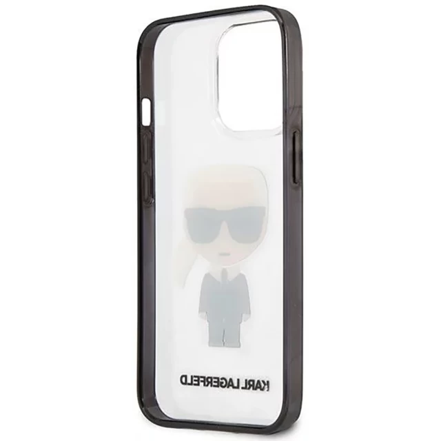 Чехол Karl Lagerfeld Iconic Karl для iPhone 13 Pro Transparent (KLHCP13LHIKCK)