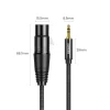 Кабель Ugreen Mini Jack 3.5mm (Male) to XLR (Female) 2m Black (6957303822447)