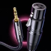 Кабель Ugreen Mini Jack 3.5mm (Male) to XLR (Female) 2m Black (6957303822447)