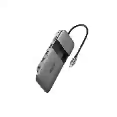 USB-хаб Ugreen 6-in-1 USB-C to 3x USB-A/HDMI/USB-C/SATA M.2 SSD Case Grey (6957303874491)