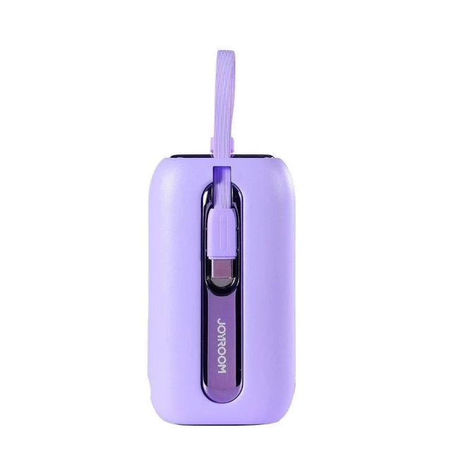 Портативний зарядний пристрій Joyroom Colorful Series 10000 mAh 22.5W Purple with USB-C/Lightning Cable (JR-L012PU)