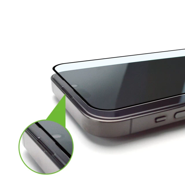 Захисне скло Wozinsky Premium Glass 9H для iPhone 15 Pro Black (9145576281642)
