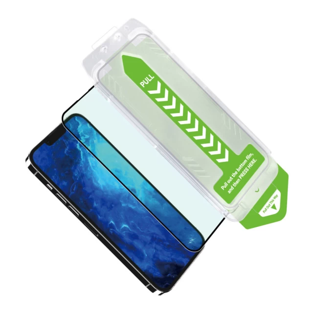 Захисне скло Wozinsky Premium Glass 9H для iPhone 15 Pro Max Black (9145576281635)