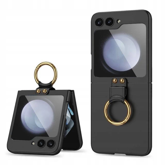 Чехол Tech-Protect Icon Ring для Samsung Galaxy Flip5 (F731) Black (9319456603798)