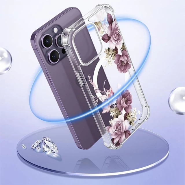 Чохол Tech-Protect Magmood для iPhone 13 White Daisy with MagSafe (9490713935927)