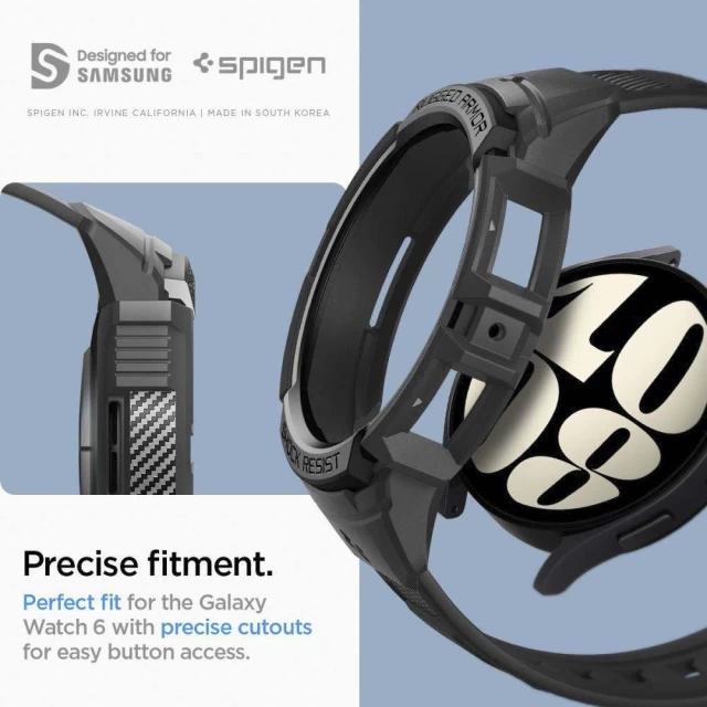 Чехол Spigen Rugged Armor Pro для Galaxy Watch 6 44 mm Black (ACS06496)