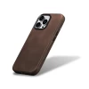 Чохол iCarer Oil Wax Premium Leather Case для iPhone 15 Pro Max Brown with MagSafe (6975092680796)