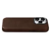 Чохол iCarer Oil Wax Premium Leather Case для iPhone 15 Pro Max Brown with MagSafe (6975092680796)