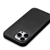 Чехол iCarer Oil Wax Premium Leather Case для iPhone 15 Pro Max Black with MagSafe (6975092680789)