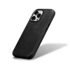 Чехол iCarer Oil Wax Premium Leather Case для iPhone 15 Pro Max Black with MagSafe (6975092680789)