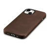 Чохол iCarer Oil Wax Premium Leather Case для iPhone 15 Brown with MagSafe (6975092689997)