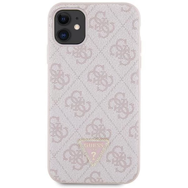 Чохол Guess Crossbody 4G Metal Logo для iPhone 11 | XR Pink (GUHCN61P4TDSCPP)