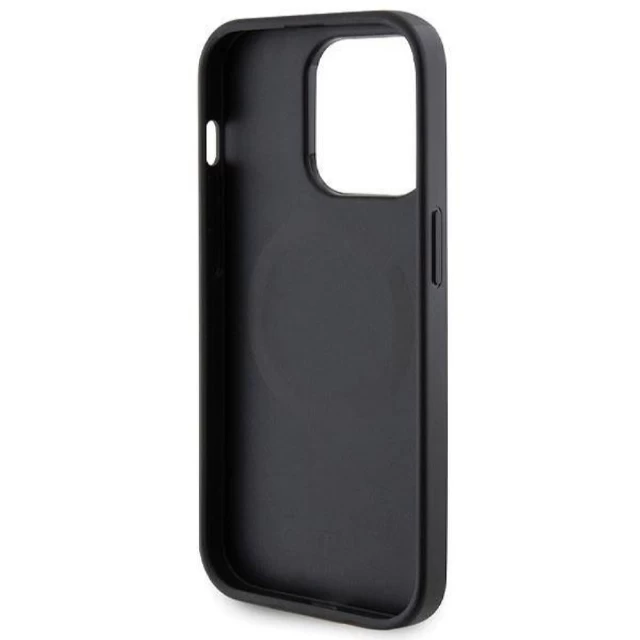 Чехол Guess Saffiano для iPhone 13 Pro Black with MagSafe (GUHMP13LPSAHMCK)