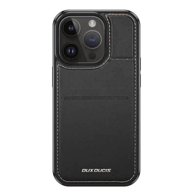 Чохол Dux Ducis Rafi Mag RFID Blocking для iPhone 15 Pro Max Black with MagSafe (6934913024409)