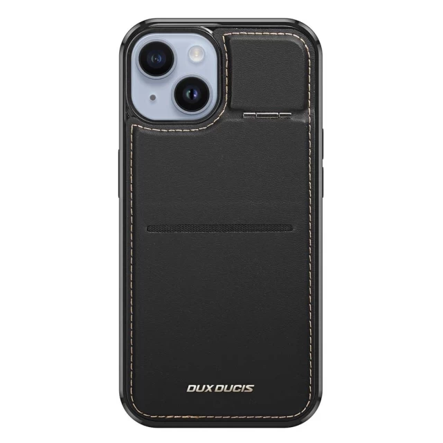 Чохол Dux Ducis Rafi Mag RFID Blocking для iPhone 15 Plus Black with MagSafe (6934913024386)