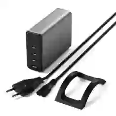Сетевое зарядное устройство Satechi 165W USB-C 4-Port PD GaN Charger Space Gray (ST-UC165GM-EU)