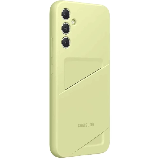 Чохол Samsung Card Slot Case для Samsung Galaxy A34 (A346) Lime (EF-OA346TGEGRU)