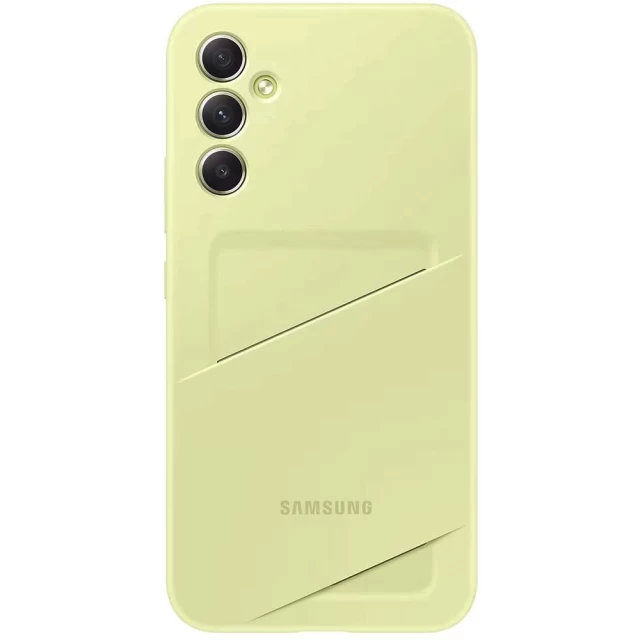 Чохол Samsung Card Slot Case для Samsung Galaxy A34 (A346) Lime (EF-OA346TGEGRU)