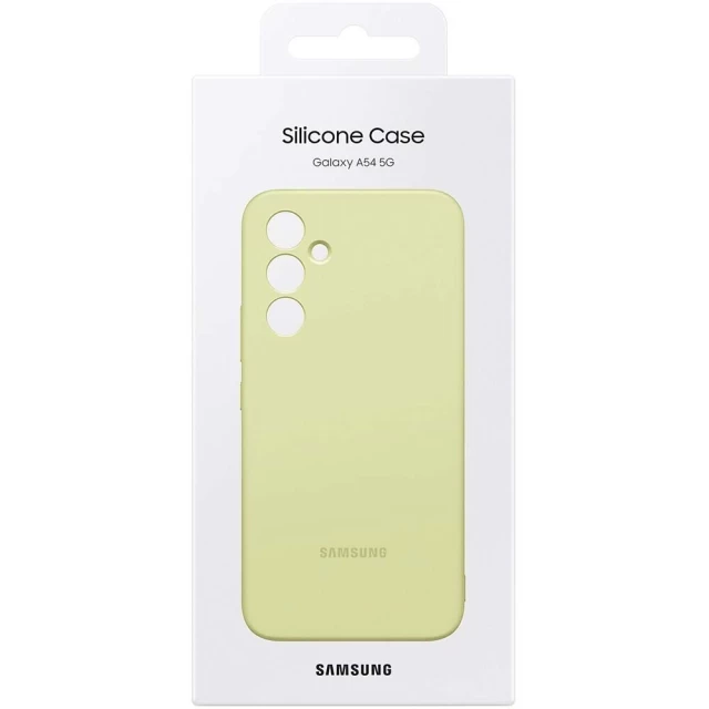 Чохол Samsung Silicone Case для Samsung Galaxy A54 (A546) Lime (EF-PA546TGEGRU)