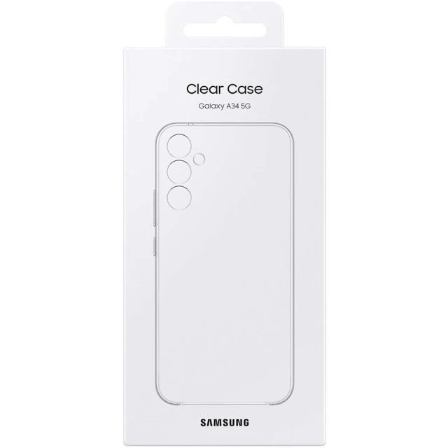 Чехол Samsung Clear Case для Samsung Galaxy A34 (A346) Transparent (EF-QA346CTEGRU)