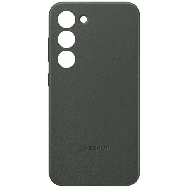 Чехол Samsung Leather Case для Samsung Galaxy S23 (S911) Green (EF-VS911LGEGRU)