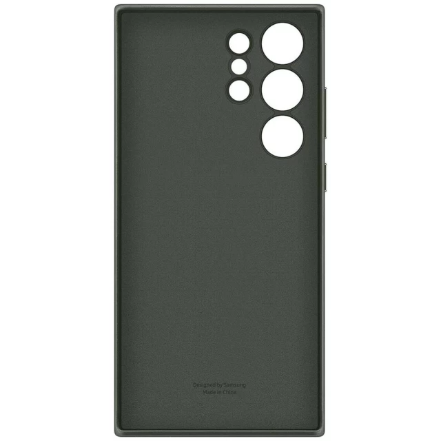 Чехол Samsung Leather Case для Samsung Galaxy S23 Ultra (S918) Green (EF-VS918LGEGRU)