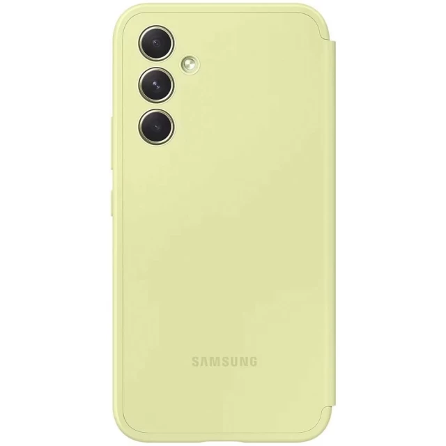 Чехол-книжка Samsung Smart View Wallet Case для Samsung Galaxy A54 (A546) Lime (EF-ZA546CGEGRU)