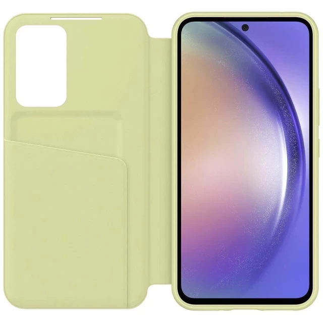 Чохол-книжка Samsung Smart View Wallet Case для Samsung Galaxy A54 (A546) Lime (EF-ZA546CGEGRU)