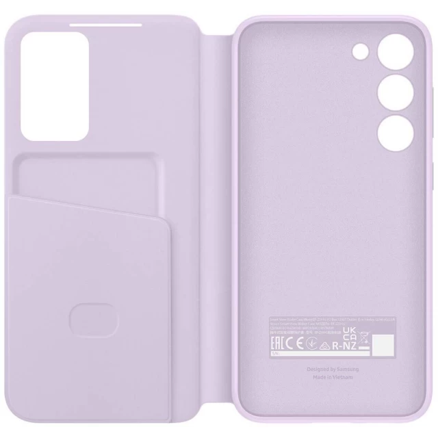 Чехол-книжка Samsung Smart View Wallet Case для Samsung Galaxy S23 Plus (S916) Lilac (EF-ZS916CVEGRU)