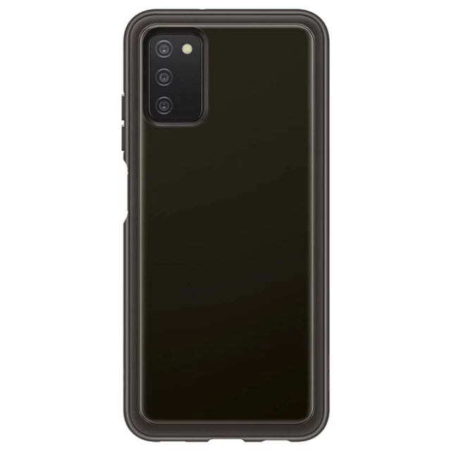 Чехол Samsung Soft Clear Cover для Samsung Galaxy A03s Black (EF-QA037TBEGRU)